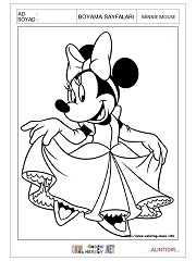 Minnie Mouse boyama sayfaları